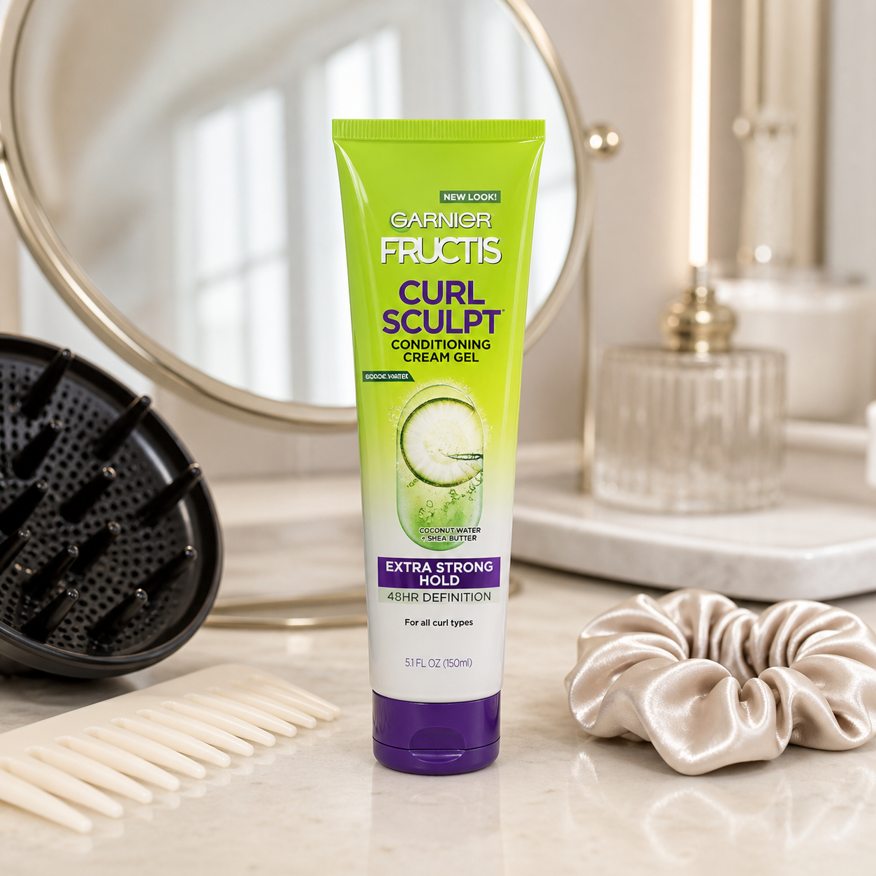 Garnier Fructis Curl Sculpt Conditioning Cream Gel