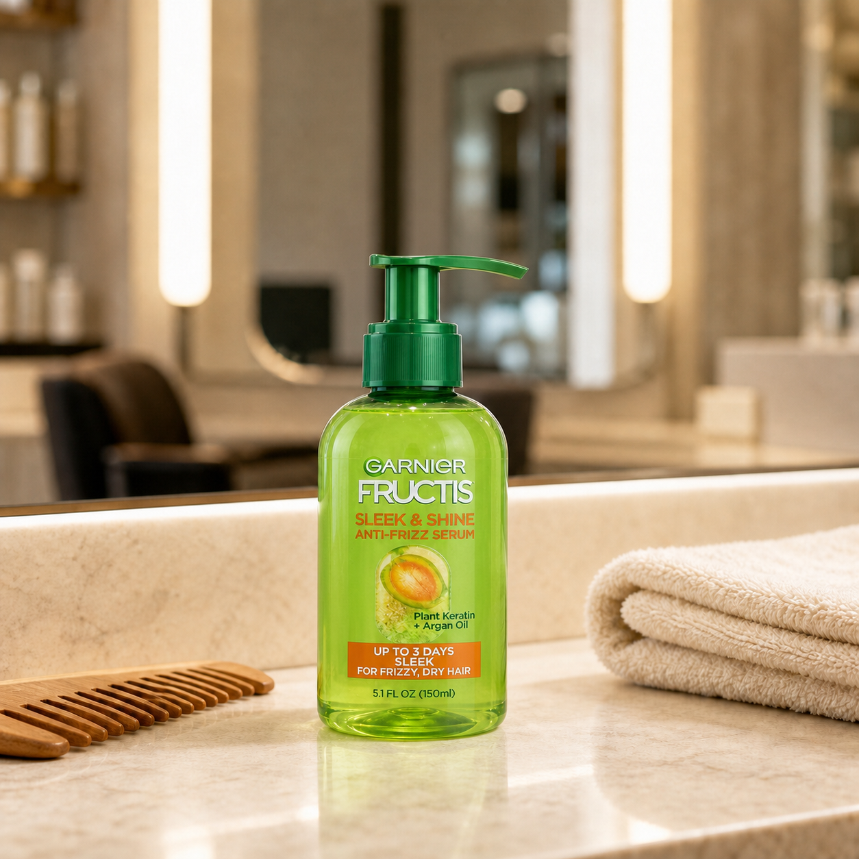 Garnier Fructis Sleek & Shine Anti-Frizz Serum (5.1 fl oz)