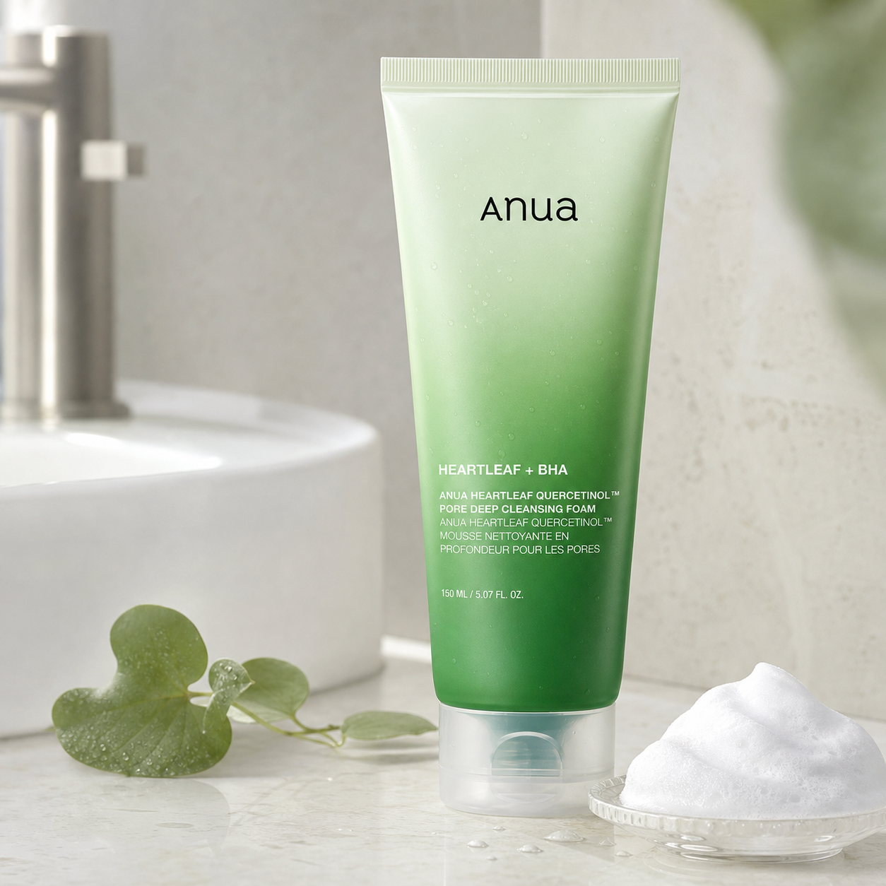 Anua Heartleaf Quercetinol Pore Cleansing Foam 150ml