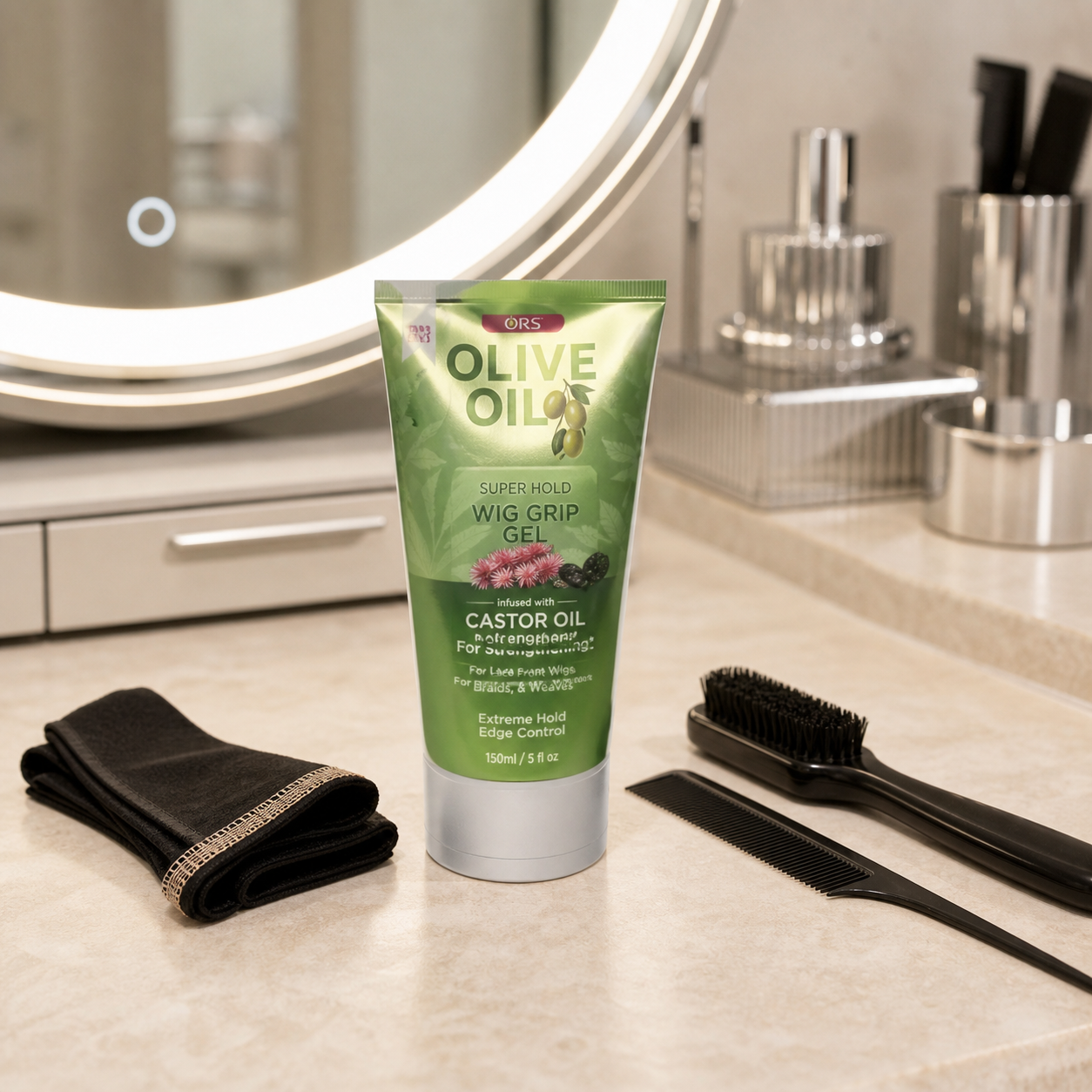 ORS Olive Oil Super Hold Wig Grip Gel with Castor Oil