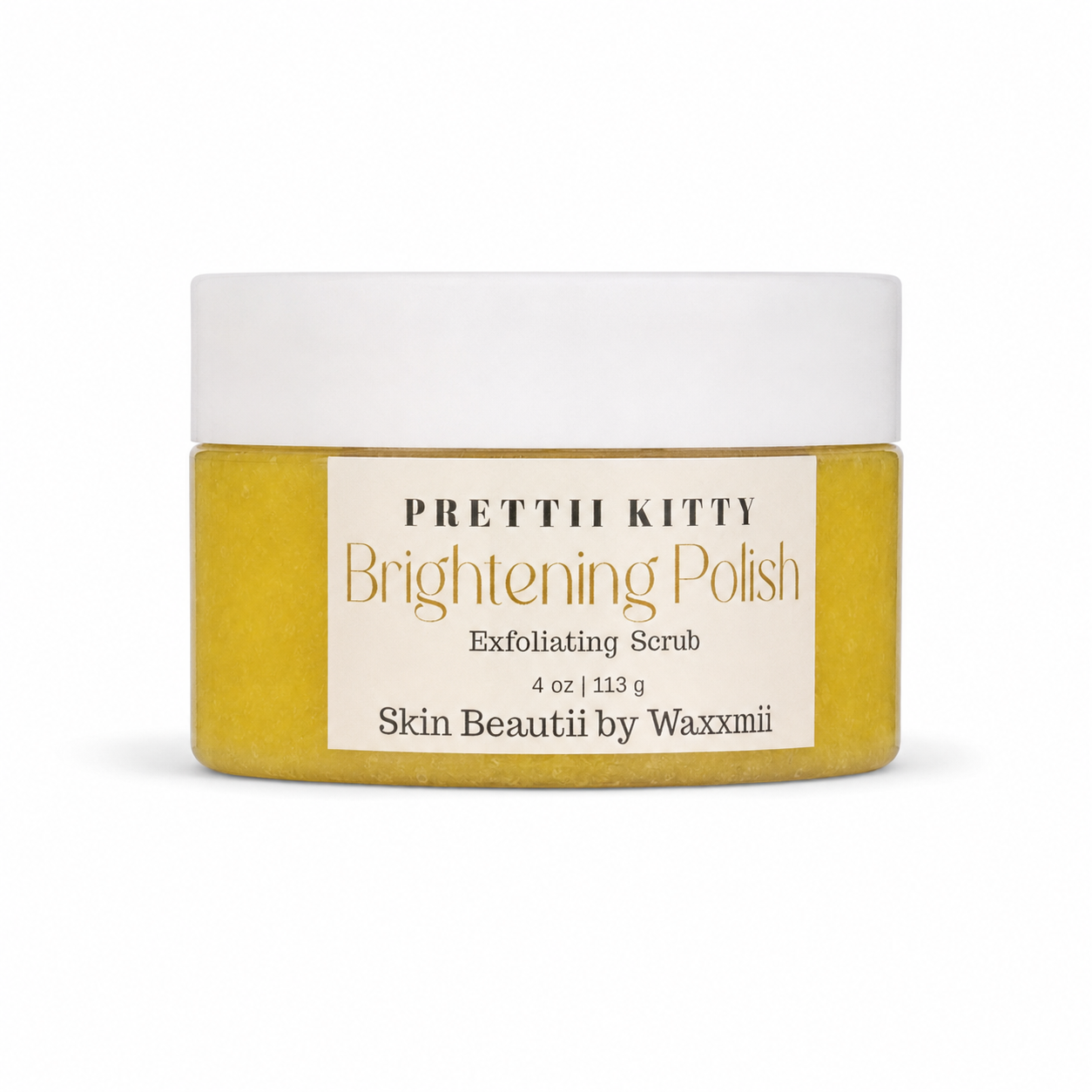 Prettii Kitty Brightening Polish Exfoliating Body Scrub