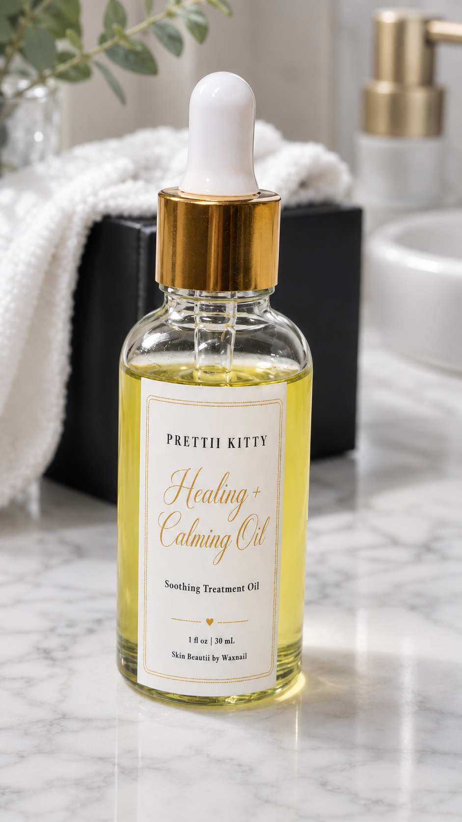 Chy Miliya Healing & Calming Oil – included in Prettii Kitty Kit