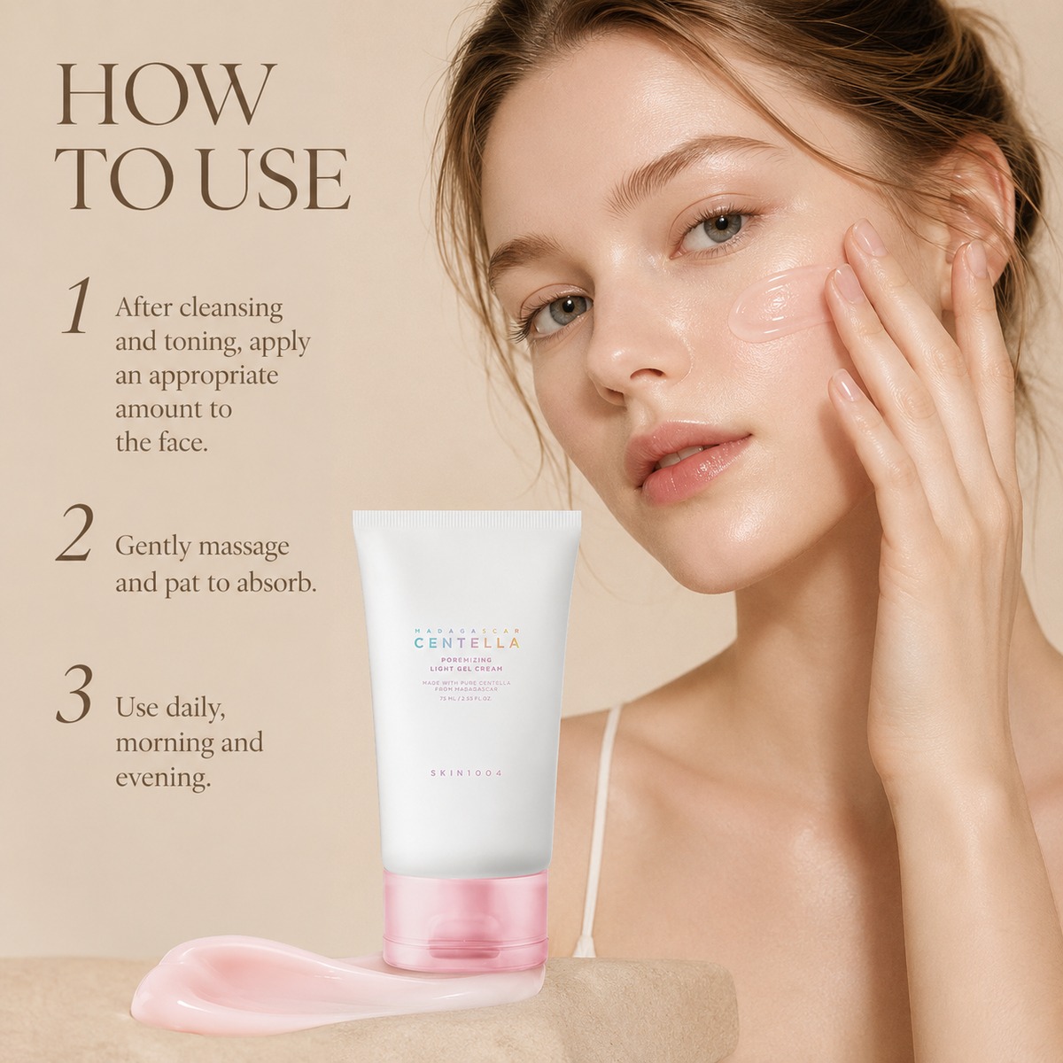SKIN1004 Madagascar Centella Poremizing Light Gel Cream 75ml