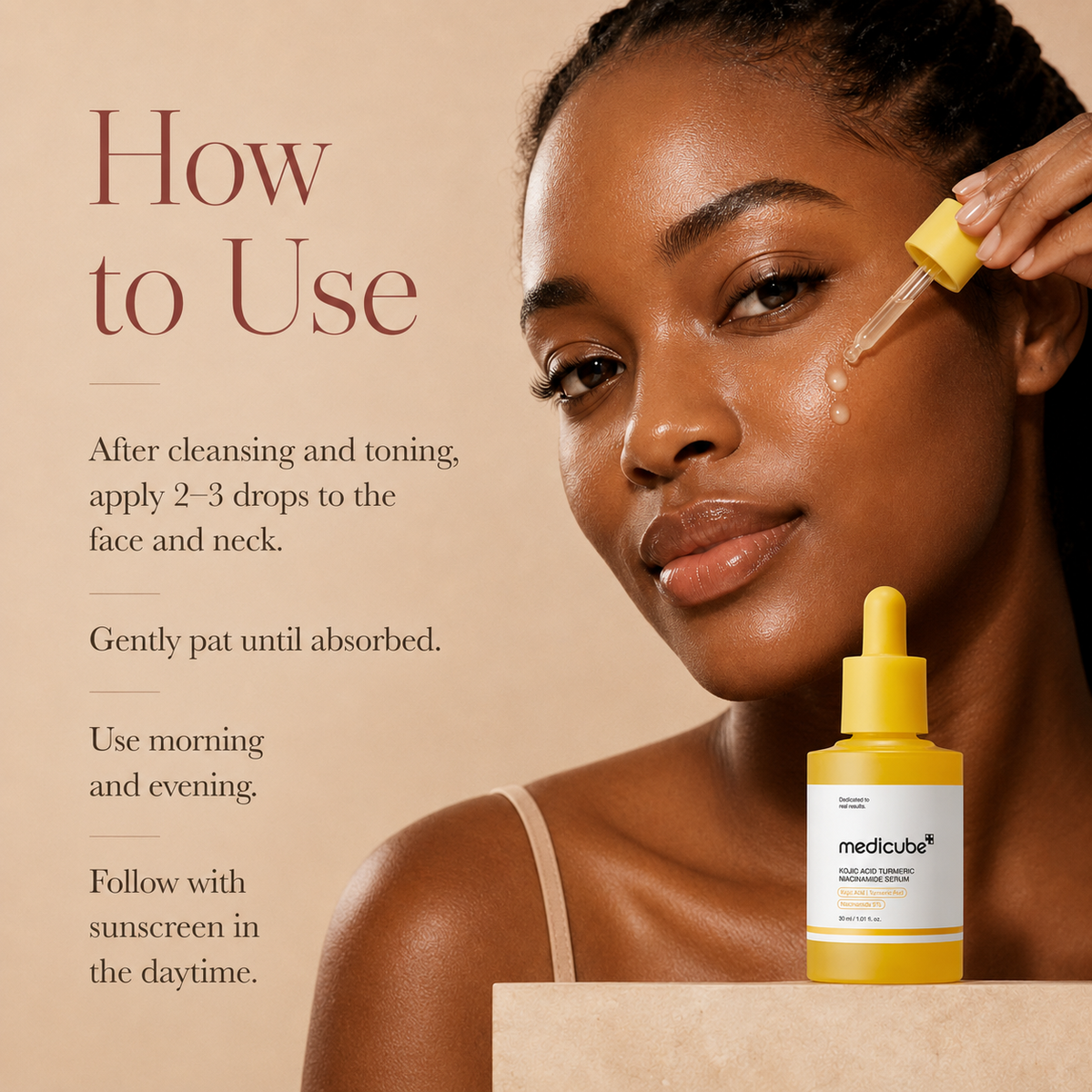 Medicube Kojic Acid Turmeric Niacinamide Serum 30ml