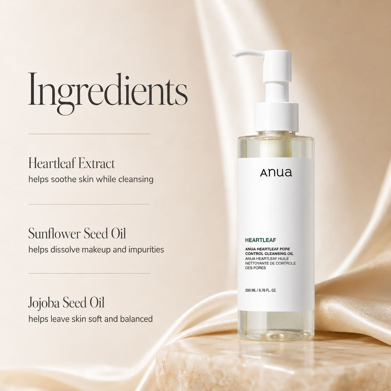 Anua Heartleaf Pore Control Cleansing Oil 200ml