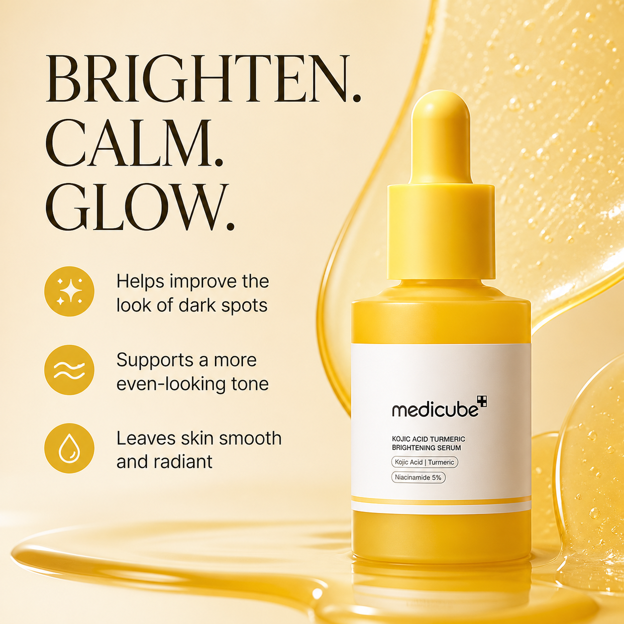 Medicube Kojic Acid Turmeric Niacinamide Serum 30ml
